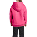 Violett - Close up - Gildan Kinder Sweatshirt mit Kapuze