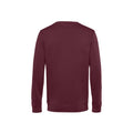 Burgunder - Side - B&C - "Organic" Sweatshirt für Herren