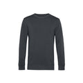 Asphaltgrau - Front - B&C - "Organic" Sweatshirt für Herren