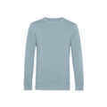 Nebelblau - Front - B&C - "Organic" Sweatshirt für Herren