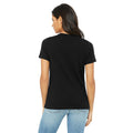 Schwarz - Side - Bella + Canvas Damen T-Shirt Jersey Kurzarm