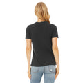 Dunkelgrau - Side - Bella + Canvas Damen T-Shirt Jersey Kurzarm