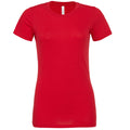 Rot - Front - Bella + Canvas Damen T-Shirt Jersey Kurzarm
