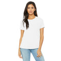 Weiß - Back - Bella + Canvas Damen T-Shirt Jersey Kurzarm