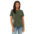 Militärgrün - Lifestyle - Bella + Canvas Damen T-Shirt Jersey Kurzarm