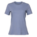 Lavendel-Blau - Front - Bella + Canvas Damen T-Shirt Jersey Kurzarm