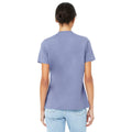 Lavendel-Blau - Back - Bella + Canvas Damen T-Shirt Jersey Kurzarm