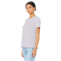 Lavendel - Back - Bella + Canvas Damen T-Shirt Jersey Kurzarm