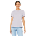 Lavendel - Side - Bella + Canvas Damen T-Shirt Jersey Kurzarm