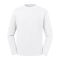 Weiß - Front - Russell - Sweatshirt, aus biologischem Anbau für Herren-Damen Unisex