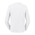 Weiß - Back - Russell - Sweatshirt, aus biologischem Anbau für Herren-Damen Unisex