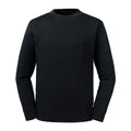 Schwarz - Front - Russell - Sweatshirt, aus biologischem Anbau für Herren-Damen Unisex