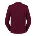 Burgunder - Back - Russell - Sweatshirt, aus biologischem Anbau für Herren-Damen Unisex