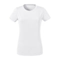 Weiß - Front - Russell - T-Shirt Schwer für Damen kurzärmlig
