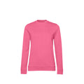 Pink - Front - B&C Damen Sweatshirt mit angesetztem Ärmeln