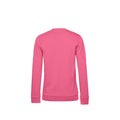 Pink - Back - B&C Damen Sweatshirt mit angesetztem Ärmeln