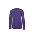 Kräftiges Violett - Back - B&C Damen Sweatshirt mit angesetztem Ärmeln