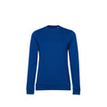 Königsblau - Front - B&C Damen Sweatshirt mit angesetztem Ärmeln