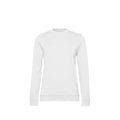 Weiß - Front - B&C Damen Sweatshirt mit angesetztem Ärmeln