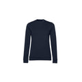 Marineblau - Front - B&C Damen Sweatshirt mit angesetztem Ärmeln
