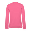 Helles Pink - Back - B&C Damen Sweatshirt mit angesetztem Ärmeln