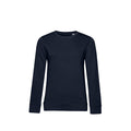 Marineblau - Front - B&C Damen Sweatshirt, aus Bio-Baumwolle