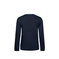 Marineblau - Back - B&C Damen Sweatshirt, aus Bio-Baumwolle