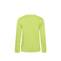 Limettengrün - Back - B&C Damen Sweatshirt, aus Bio-Baumwolle
