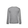 Grau meliert - Back - B&C Damen Sweatshirt, aus Bio-Baumwolle