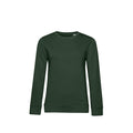 Tannengrün - Front - B&C Damen Sweatshirt, aus Bio-Baumwolle