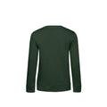 Tannengrün - Back - B&C Damen Sweatshirt, aus Bio-Baumwolle