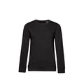 Schwarz - Front - B&C Damen Sweatshirt, aus Bio-Baumwolle