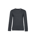 Asphaltgrau - Front - B&C Damen Sweatshirt, aus Bio-Baumwolle