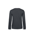 Asphaltgrau - Back - B&C Damen Sweatshirt, aus Bio-Baumwolle