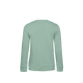Salbeigrün - Side - B&C Damen Sweatshirt, aus Bio-Baumwolle