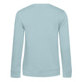 Zartes Türkisblau - Back - B&C Damen Sweatshirt, aus Bio-Baumwolle