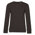 Kaffeebraun - Front - B&C Damen Sweatshirt, aus Bio-Baumwolle