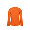 Orange - Back - B&C Damen Sweatshirt, aus Bio-Baumwolle