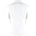 Weiß - Back - Kustom Kit - Poloshirt für Herren