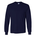 Marineblau - Front - Gildan Ultra Herren T-Shirt mit Rundhalsausschnitt, langärmlig