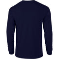 Marineblau - Back - Gildan Ultra Herren T-Shirt mit Rundhalsausschnitt, langärmlig