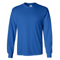 Königsblau - Front - Gildan Ultra Herren T-Shirt mit Rundhalsausschnitt, langärmlig