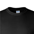 Schwarz - Side - Gildan Ultra Herren T-Shirt mit Rundhalsausschnitt, langärmlig