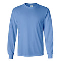 Blau - Front - Gildan Ultra Herren T-Shirt mit Rundhalsausschnitt, langärmlig