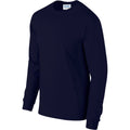 Marineblau - Side - Gildan Ultra Herren T-Shirt mit Rundhalsausschnitt, langärmlig