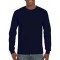 Marineblau - Lifestyle - Gildan Ultra Herren T-Shirt mit Rundhalsausschnitt, langärmlig