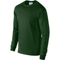 Waldgrün - Side - Gildan Ultra Herren T-Shirt mit Rundhalsausschnitt, langärmlig