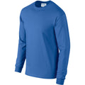 Königsblau - Side - Gildan Ultra Herren T-Shirt mit Rundhalsausschnitt, langärmlig
