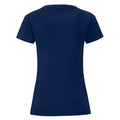 Marineblau - Back - Fruit of the Loom - "Iconic" T-Shirt für Damen