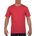 Rot - Back - Gildan Premium Herren T-Shirt